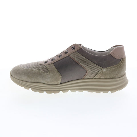 Mephisto Brayan Mens Gray Suede Lace Up Lifestyle Sneakers Shoes