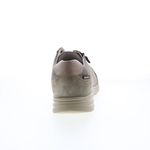 Mephisto Brayan Mens Gray Suede Lace Up Lifestyle Sneakers Shoes