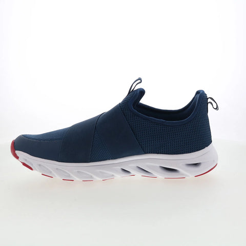 Nautica Brazos CM0882 Mens Blue Synthetic Slip On Lifestyle Sneakers Shoes