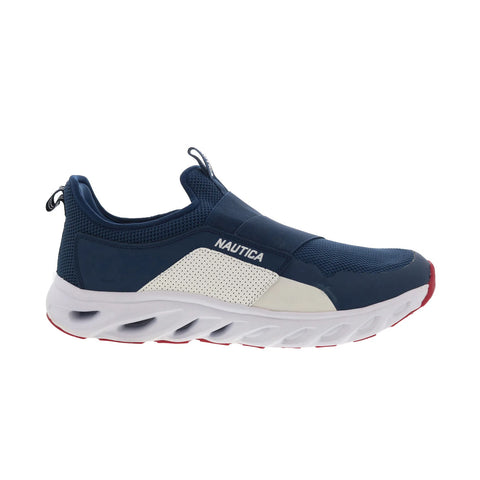 Nautica Brazos CM0882 Mens Blue Synthetic Slip On Lifestyle Sneakers Shoes