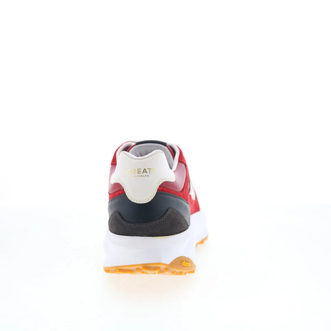 Greats BRC Runner BRCR01SG-GM5 Mens Red Suede Lifestyle Sneakers Shoes