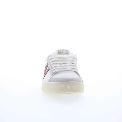 Gola Breakpoint CMB423 Mens White Canvas Lace Up Lifestyle Sneakers Shoes