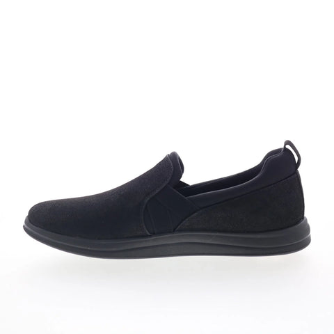 Clarks Breeze Bali 26168954 Womens Black Wide Synthetic Loafer Flats Shoes