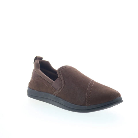 Clarks Breeze Dawn 26180401 Womens Brown Nubuck Slip On Loafer Flats Shoes