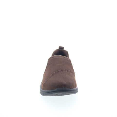 Clarks Breeze Dawn 26180401 Womens Brown Nubuck Slip On Loafer Flats Shoes