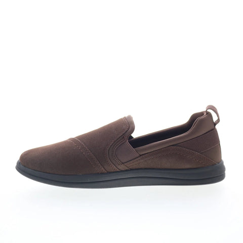 Clarks Breeze Dawn 26180401 Womens Brown Nubuck Slip On Loafer Flats Shoes
