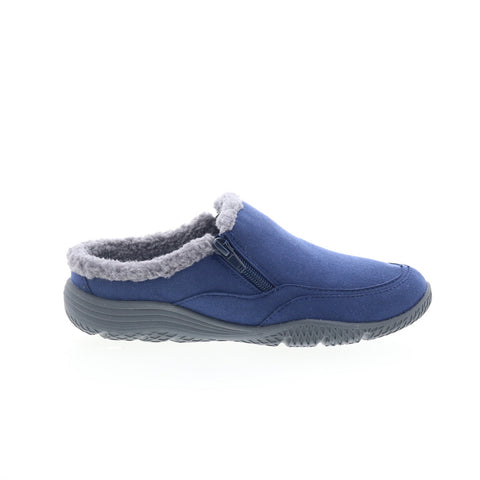 Easy Spirit Brenley 2 SEBRENLEY2 Womens Blue Canvas Clog Flats Shoes