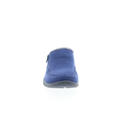 Easy Spirit Brenley 2 SEBRENLEY2 Womens Blue Canvas Clog Flats Shoes