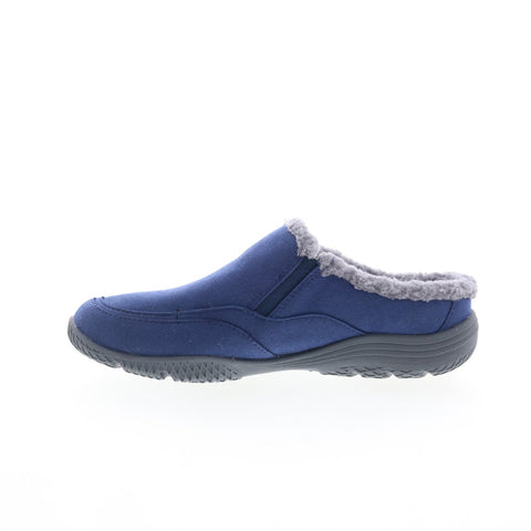 Easy Spirit Brenley 2 SEBRENLEY2 Womens Blue Canvas Clog Flats Shoes