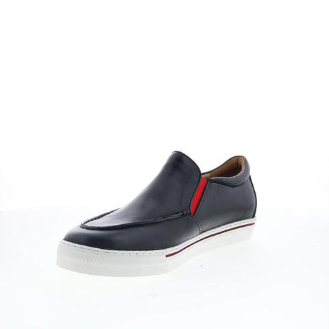 Robert Zur Brit True Glove Mens Black Leather Loafers & Slip Ons Casual Shoes