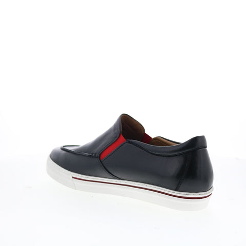 Robert Zur Brit True Glove Mens Black Leather Loafers & Slip Ons Casual Shoes