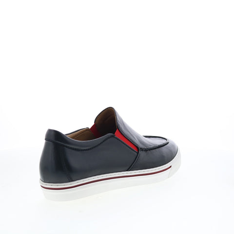 Robert Zur Brit True Glove Mens Black Leather Loafers & Slip Ons Casual Shoes
