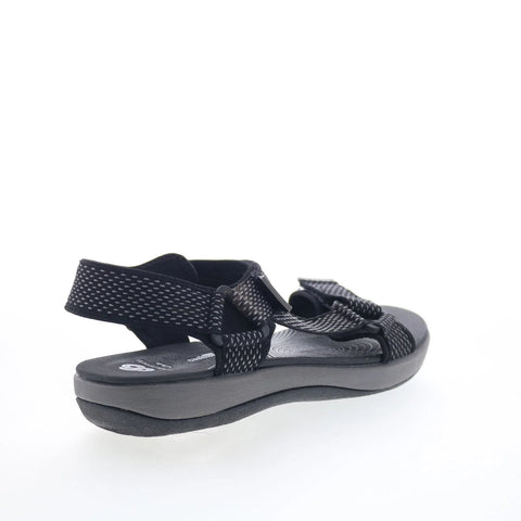 Clarks Brizo Cady 26132575 Womens Black Canvas Strap Strap Sandals Shoes