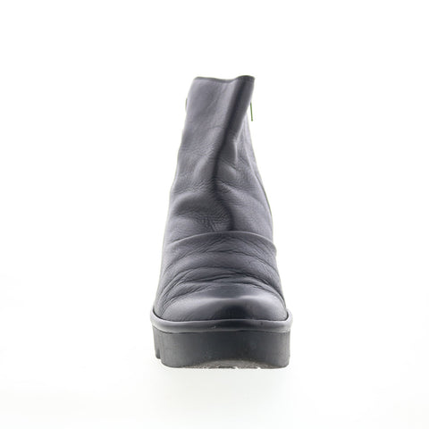Fly London Brom BROM344FLY-008 Womens Black Leather Ankle & Booties Boots