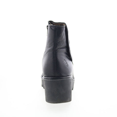 Fly London Brom BROM344FLY-008 Womens Black Leather Ankle & Booties Boots