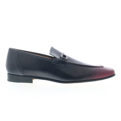 Mezlan Brunello Horsebit Loafer Mens Black Leather Loafers Casual Shoes