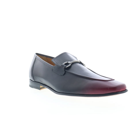 Mezlan Brunello Horsebit Loafer Mens Black Leather Loafers Casual Shoes