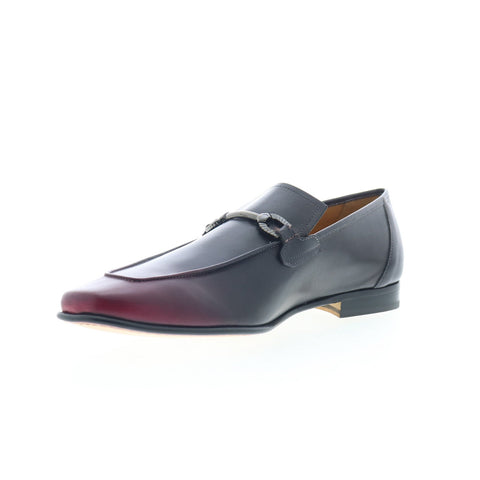 Mezlan Brunello Horsebit Loafer Mens Black Leather Loafers Casual Shoes