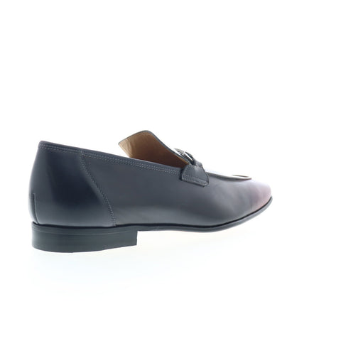 Mezlan Brunello Horsebit Loafer Mens Black Leather Loafers Casual Shoes