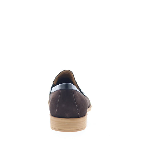 Studio Belvedere Bruno Mens Brown Nubuck Loafers & Slip Ons Casual Shoes
