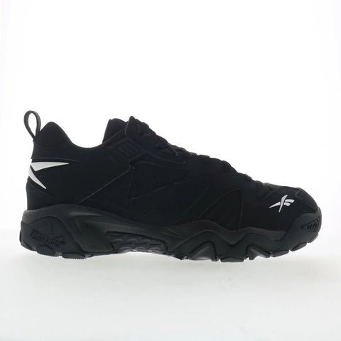 Reebok Brutus Low Mens Black Suede Lace Up Lifestyle Sneakers Shoes
