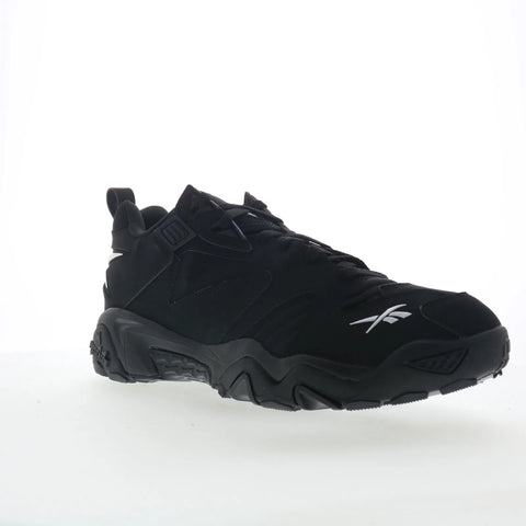 Reebok Brutus Low Mens Black Suede Lace Up Lifestyle Sneakers Shoes