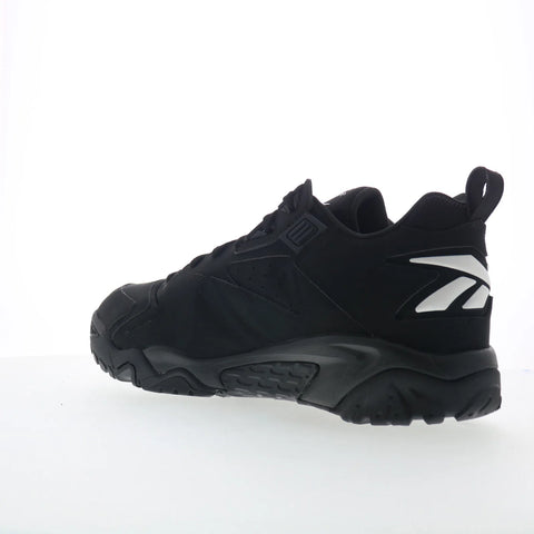 Reebok Brutus Low Mens Black Suede Lace Up Lifestyle Sneakers Shoes