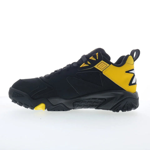 Reebok Brutus Low Mens Black Leather Lace Up Lifestyle Sneakers Shoes