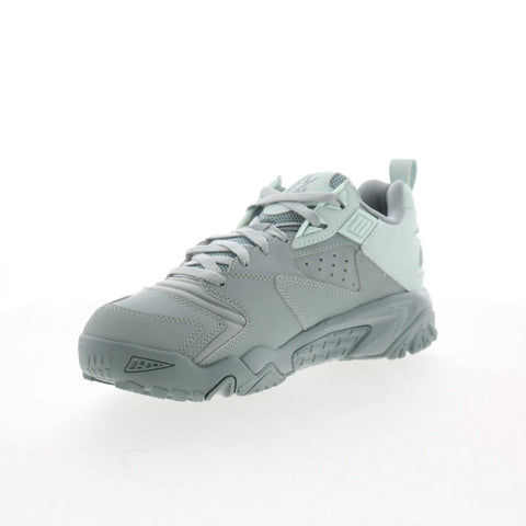 Reebok Brutus Low Mens Green Leather Lace Up Lifestyle Sneakers Shoes