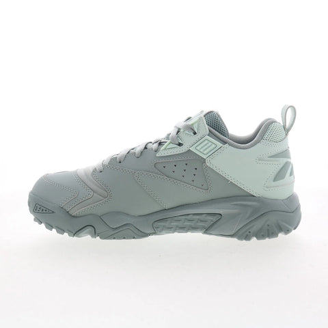 Reebok Brutus Low Mens Green Leather Lace Up Lifestyle Sneakers Shoes