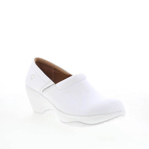 Nurse Mates Bryar 251304 Womens White Loafers & Slip Ons Casual Shoes