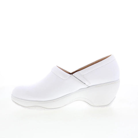 Nurse Mates Bryar 251304 Womens White Loafers & Slip Ons Casual Shoes