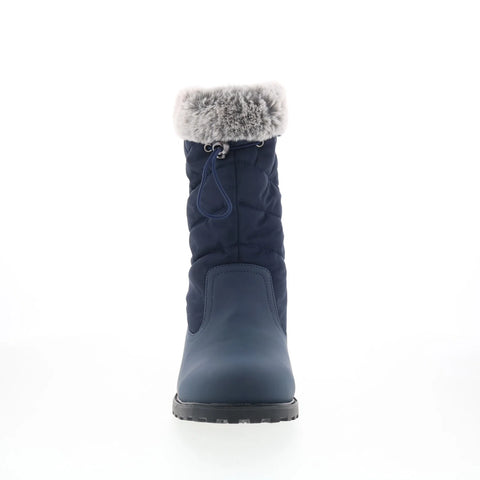 Trotters Bryce T2267-400 Womens Blue Synthetic Zipper Casual DressBoots