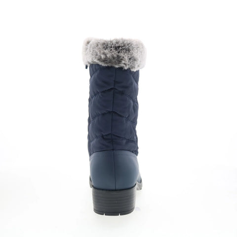 Trotters Bryce T2267-400 Womens Blue Synthetic Zipper Casual DressBoots