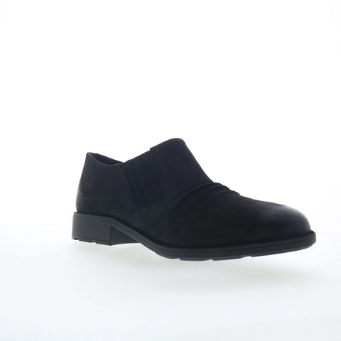 Clarks Bryianne Clara Womens Black Wide Leather Loafer Flats Shoes