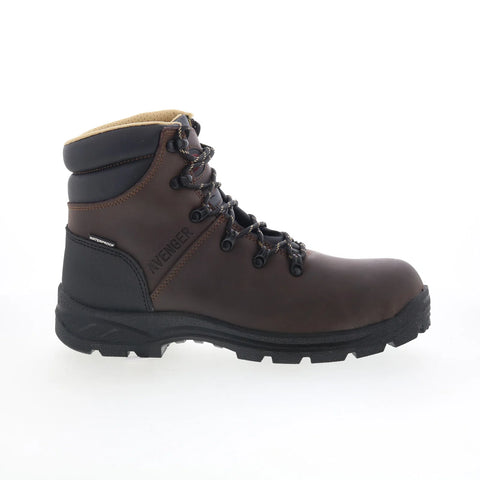 Avenger Builder Mid Soft Toe A8625 Mens Brown Wide Work & Safety Boots