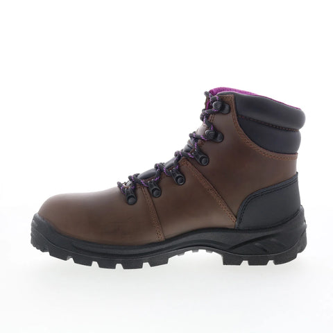 Avenger Builder Mid Soft Toe EH WP Womens Brown Wide Work & Safety Boots