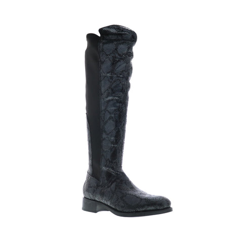 Bos. & Co. Bunt Womens Black Synthetic Zipper Knee High Boots