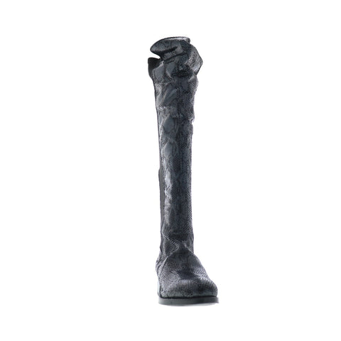 Bos. & Co. Bunt Womens Black Synthetic Zipper Knee High Boots
