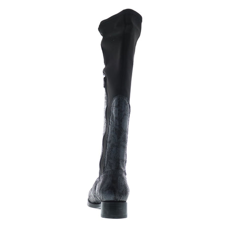 Bos. & Co. Bunt Womens Black Synthetic Zipper Knee High Boots