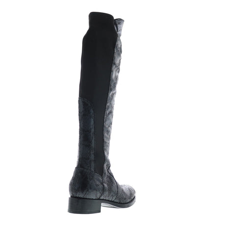 Bos. & Co. Bunt Womens Black Synthetic Zipper Knee High Boots