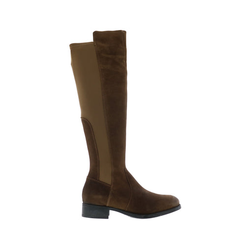 Bos. & Co. Bunt Womens Brown Suede Zipper Knee High Boots