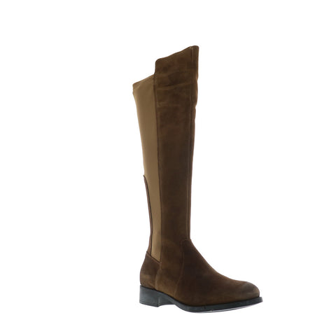 Bos. & Co. Bunt Womens Brown Suede Zipper Knee High Boots