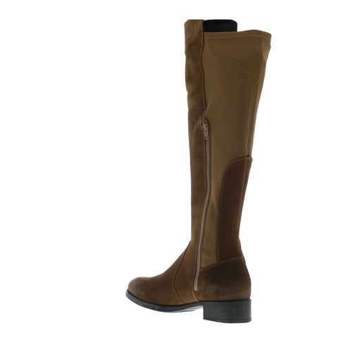 Bos. & Co. Bunt Womens Brown Suede Zipper Knee High Boots
