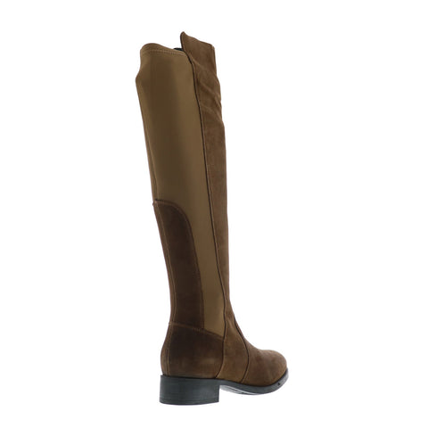 Bos. & Co. Bunt Womens Brown Suede Zipper Knee High Boots