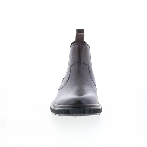 Clarks Burchill Up 26179403 Mens Brown Leather Slip On Chelsea Boots
