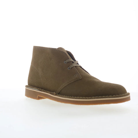 Clarks Bushacre 3 26153531 Mens Beige Wide Leather Chukkas Boots