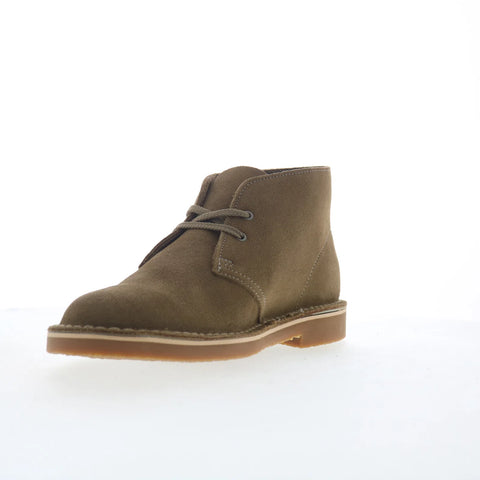 Clarks Bushacre 3 26153531 Mens Beige Wide Leather Chukkas Boots