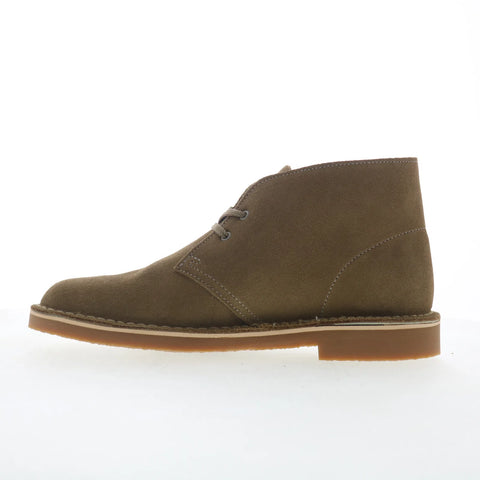 Clarks Bushacre 3 26153531 Mens Beige Wide Leather Chukkas Boots