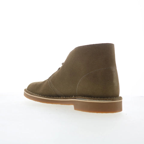 Clarks Bushacre 3 26153531 Mens Beige Wide Leather Chukkas Boots